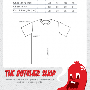 As Colour Size Chart