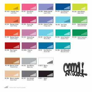 Montana Colour Chart