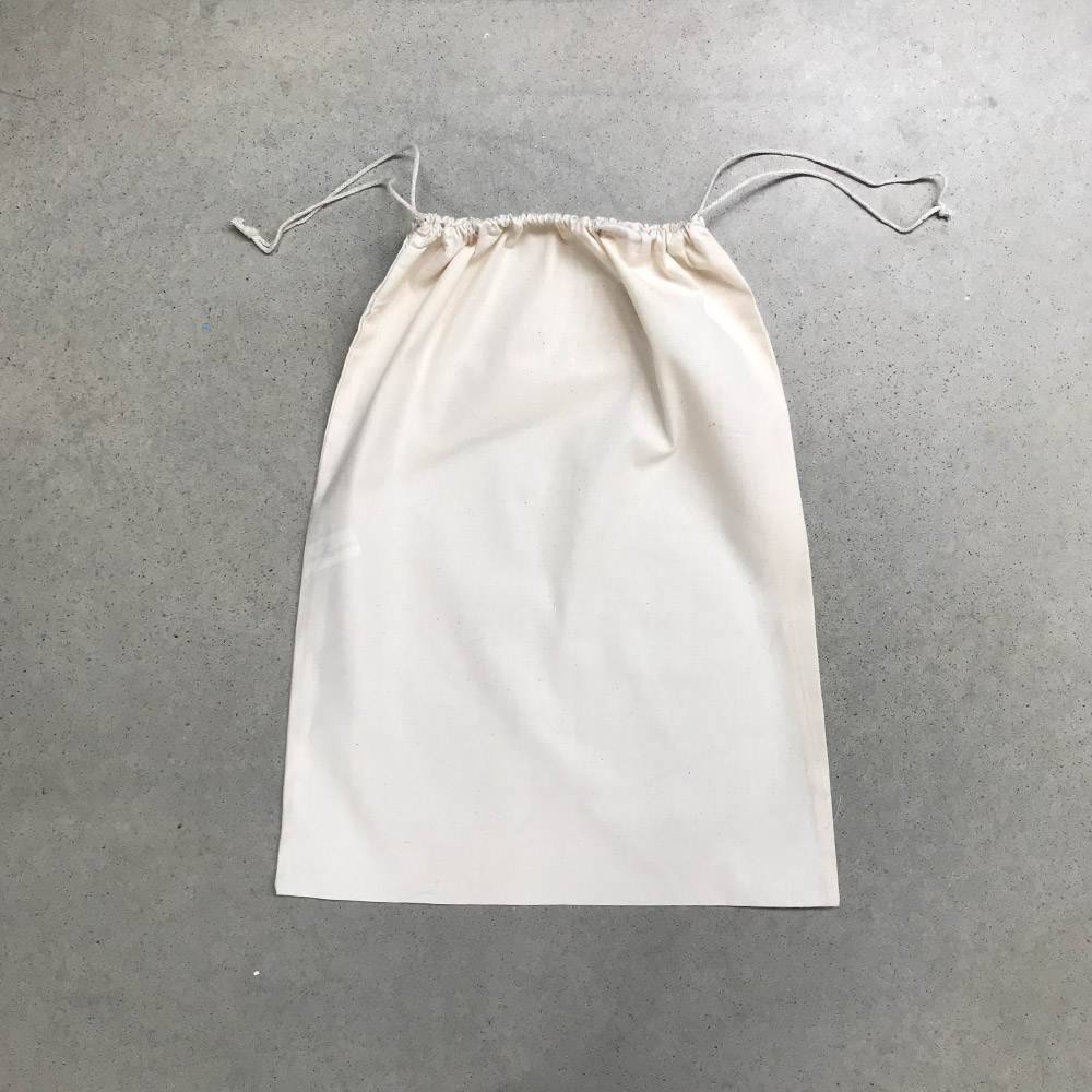 Drawstring Calico Bag Bags and Packs The Butcher Shop