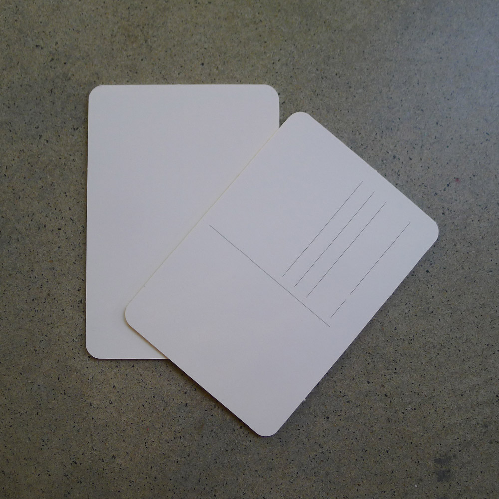 Blank Watercolour Postcards Pack of 12 Artists' Paper The Butcher